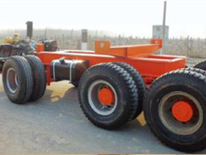 宁夏120t新式轮胎运梁平车